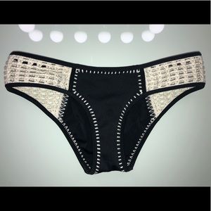 VICTORIA SECRET Knit Black bikini bottom